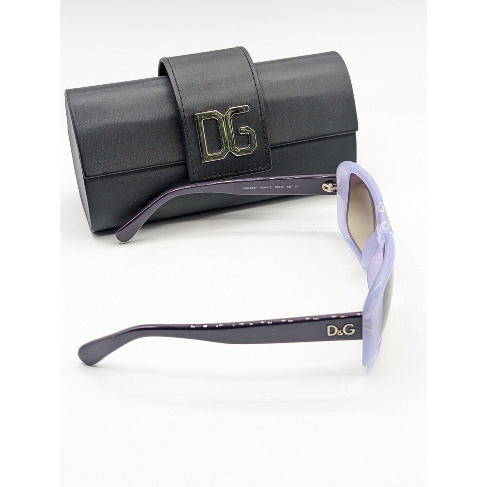 Dolce & Gabbana Lavender Gradient Square Sunglasses - Picture 3 of 16